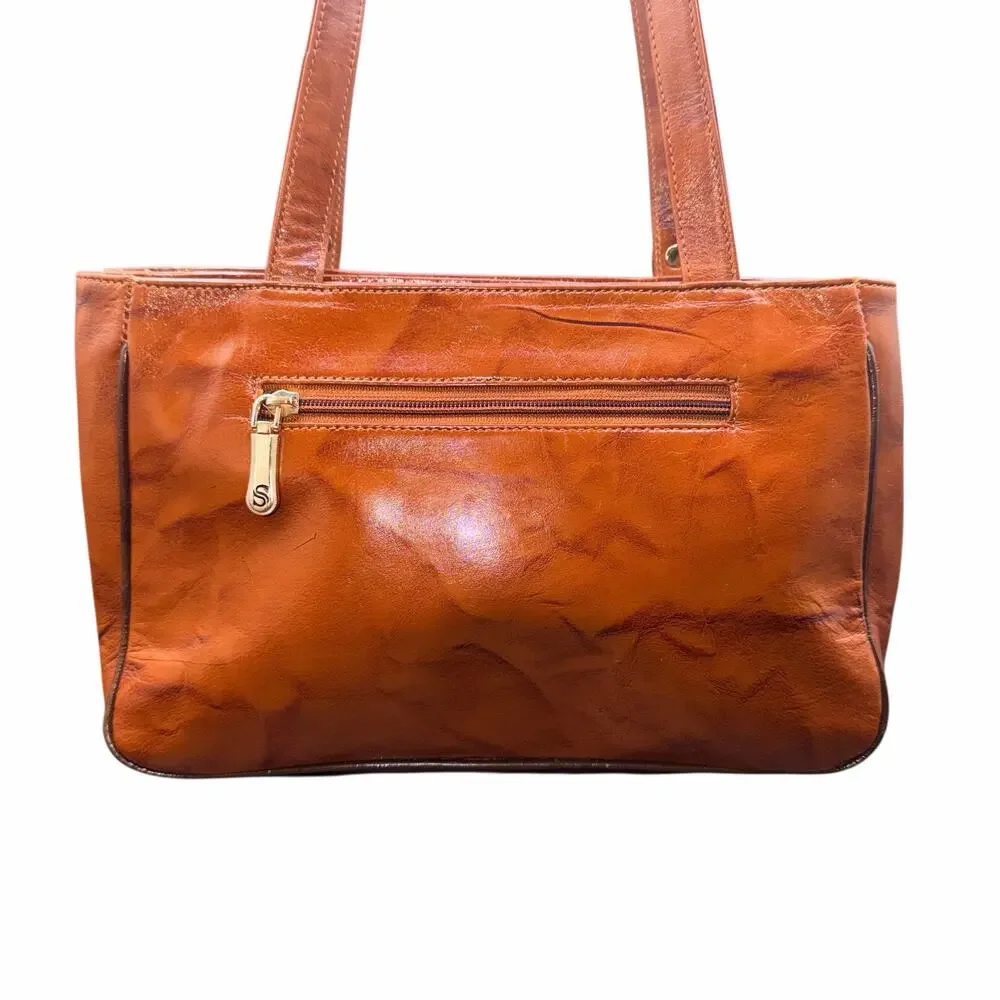 Sunshine Genuine Leather Brown Shoulder Bag Made in India